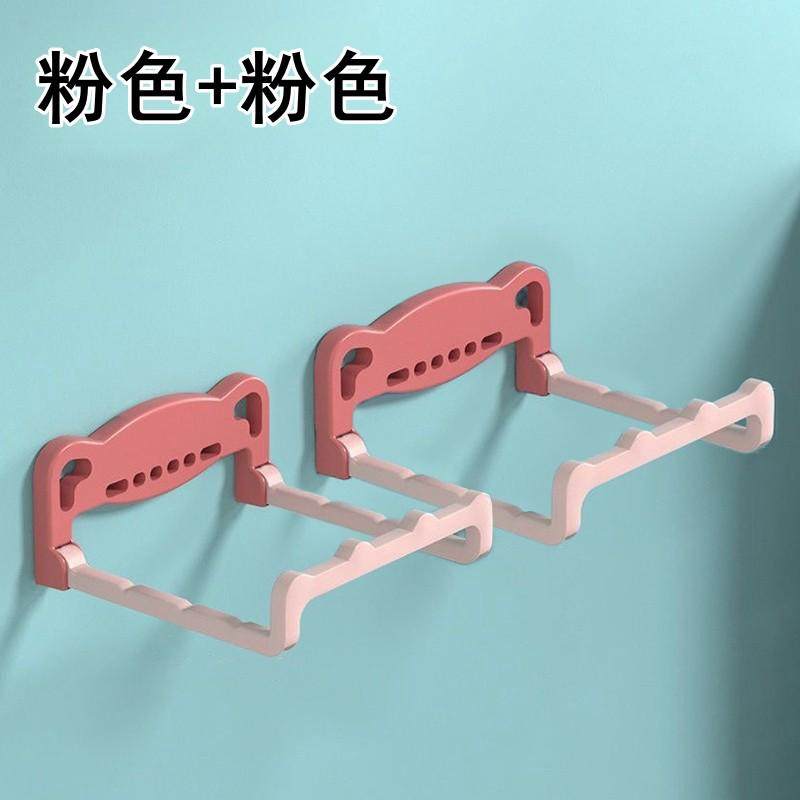 脸盆架壁挂可折叠卫生间免打孔置物架浴室厕所洗澡脚盆收纳沥新款