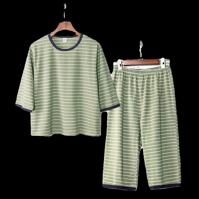 胖男童睡衣加肥加大2024新款儿童夏季薄款套装青少年男孩家居服潮