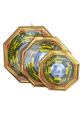 八卦镜凸镜九宫镜子开大门口窗户阳台对门对路反光凸面镜家用挂件