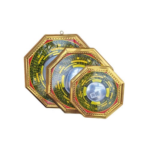 八卦镜凸镜九宫镜子开大门口窗户阳台对门对路反光凸面镜家用挂件