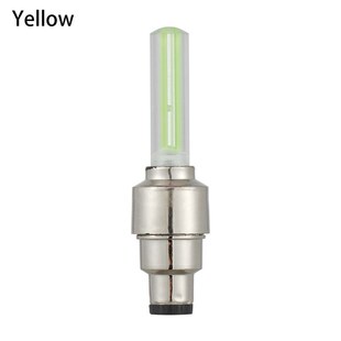 2x Colorful Neon Lights Car Tyre Valve Cap Light LED Flash L