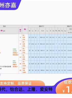 米思米型微型导轨滑块SEB16 SSEB16 SELB16 SE2B16G 精密直线滑轨