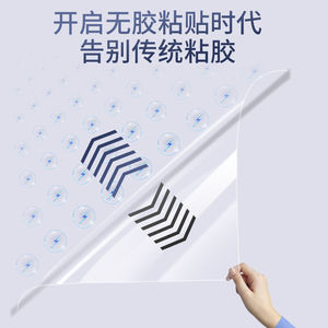 工厂销雷光(REVGUEN)擦洗静电无胶I透明厨房防油贴纸耐高温瓷砖