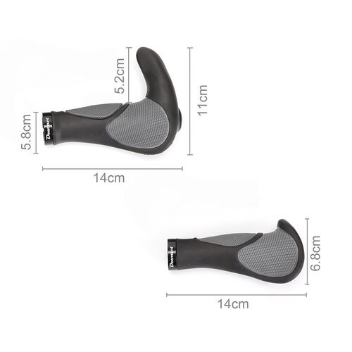 Deemount Comfy Bicycle Grips TPR Rubber Integrated MTB Cycli