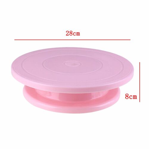 Cake Turn Table DIY Decorating Tool 28cm Round Anti-Skid Rot