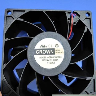 0.60A 24V 0.80A轴流风机变频器散热风扇9238 AGB09238B24H CROWN
