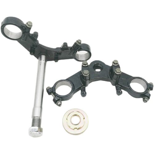 电动三轮车连板43管龙暴减震上下铸钢连板联板方向柱上下三星