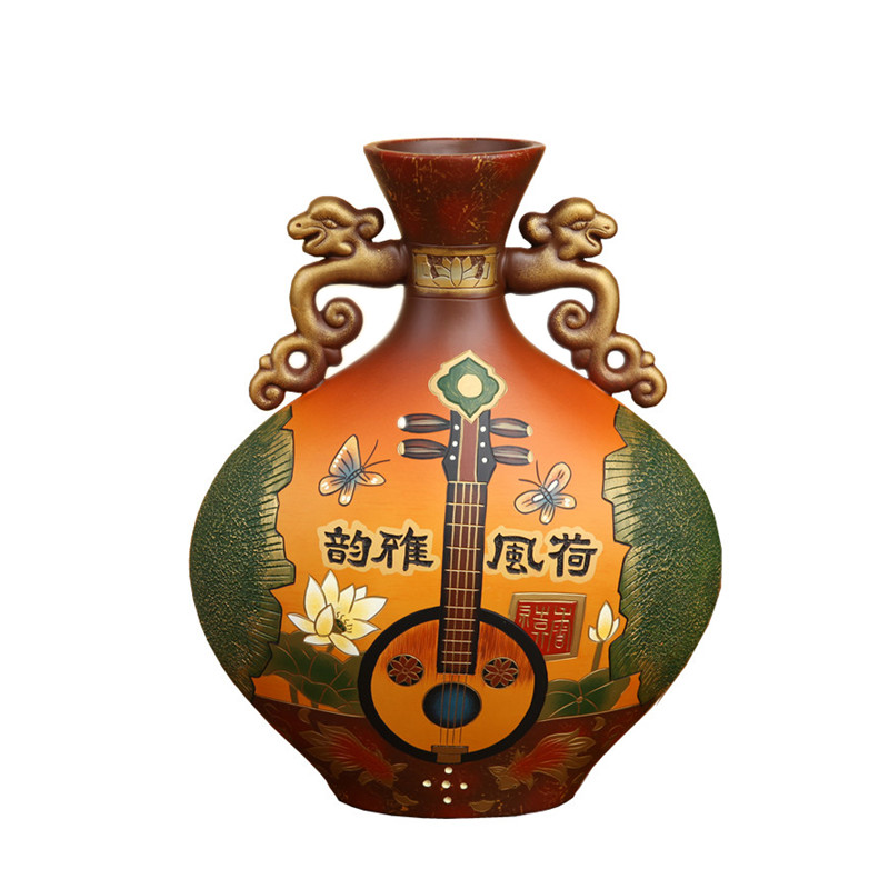 速发高档陶瓷花瓶客厅摆件创意家居装饰品乔迁新居礼品送朋友家里