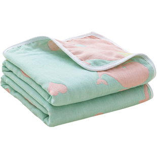 8层纱布婴儿盖毯全棉新生宝宝包被儿童浴巾毛巾被加厚四季毯