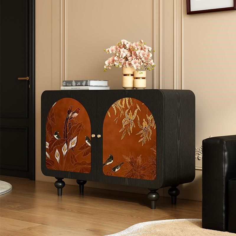 新中式入户玄关柜客厅房间靠墙实木彩绘收纳储物柜餐边柜装饰柜,住宅家具,门厅/玄关柜/玄关架,淘宝优惠券,粉丝福利购,淘宝优惠卷