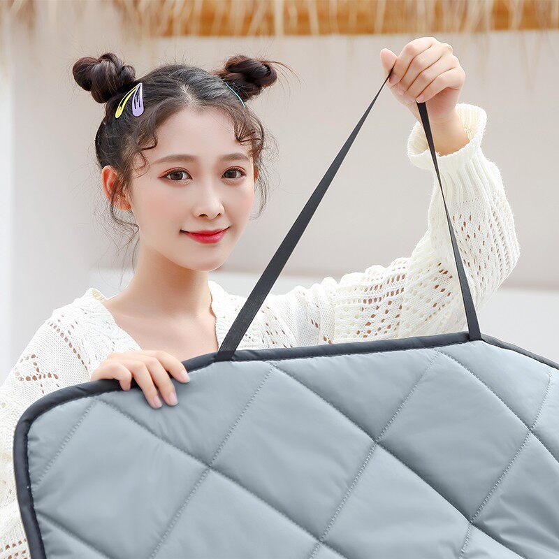 雅迪大安新日台铃捷马金鹏电动三轮车挡风被冬季加绒加厚防风罩