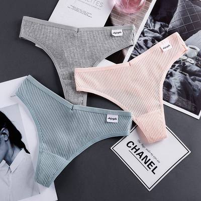 速发G-string Panties Cotton Women's Underwear Comfortable Ca