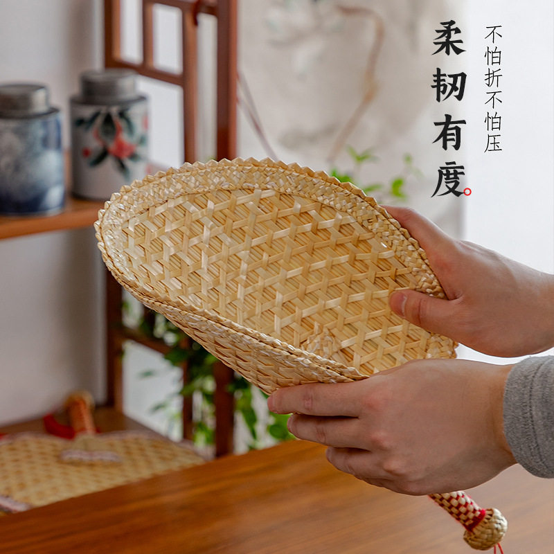 推荐蒲扇扇子手工扇编织芭蕉扇粽叶扇便携式扇子夏季老式手摇济公