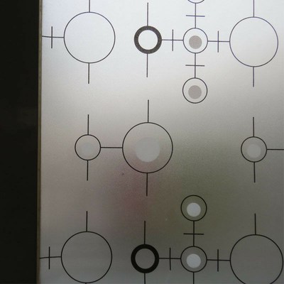 *European Frosted Privacy Frost Glass Window Film er Bedroom