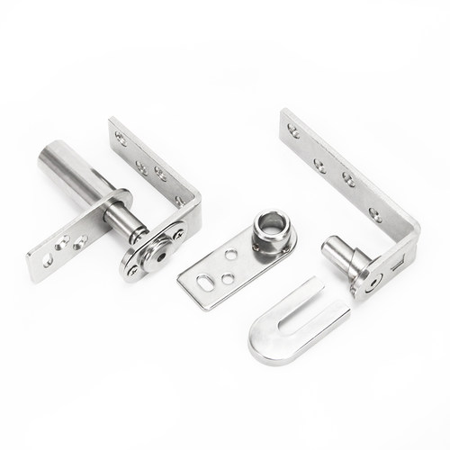 卫生间隐形门天地轴铰链内外开自由双开门合页双向牛仔门闭门器