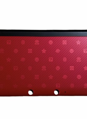 原装3DSLL XL机壳 3ds XL LL替换壳Esuper mario2限定替换面盖底