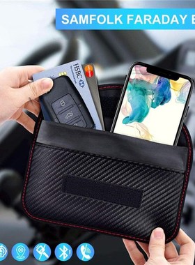 Carbon fiber Signal Blocking Bag Faraday Bag Shield Cage Pou