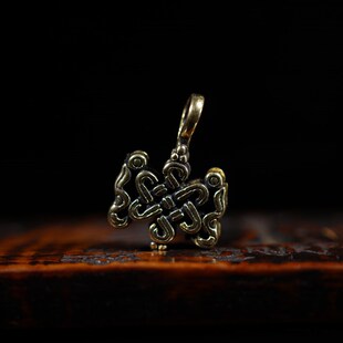 佛珠卡子计数f器配件吉祥结八扎结挂件吊坠藏式文玩手串配饰配件