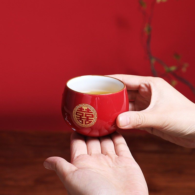 结婚茶具套装陶瓷红色敬茶杯婚庆送礼大号敬茶壶改口茶杯礼品套装,节庆用品/礼品,喜碗/敬茶杯,淘宝优惠券,粉丝福利购,淘宝优惠卷