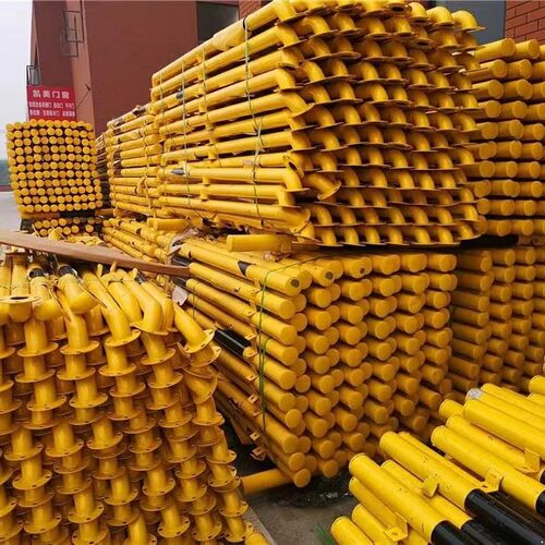 河南u型管挡车器m型防撞护栏停车限位道路停车桩车库厂房防