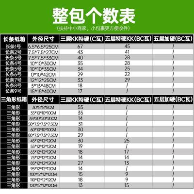 长条纸箱三角形长方形长条型树苗长柄太阳雨伞打包快递盒定做箱子