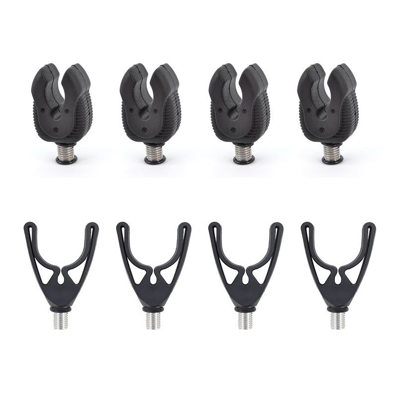 Carp Fishing Buzz Bars 20cm 30cm Fishing Rod Pod Holder Blac