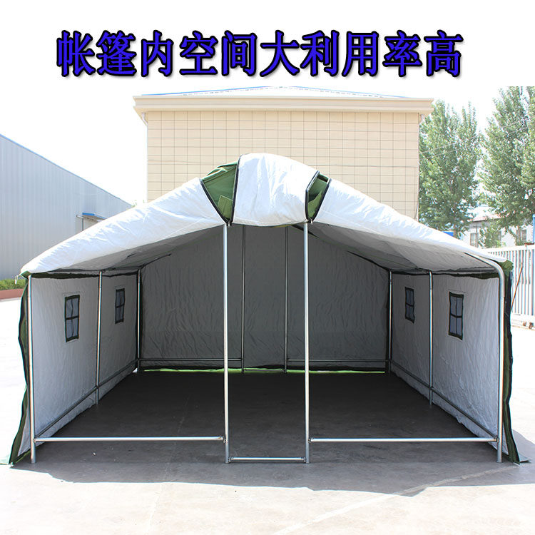 户外工程工地施工救灾帆布应急大型野外养蜂加厚防雨住人帐篷
