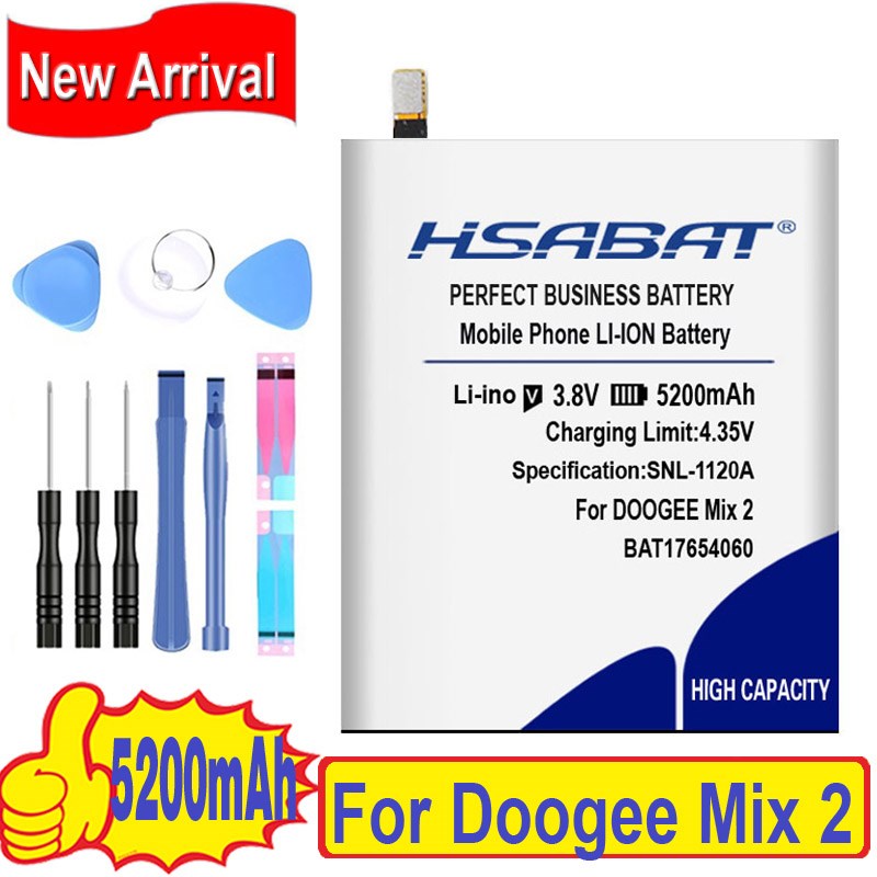 极速HSABAT Battery for Doogee Mix 2/S60/BL12000 BL12000 Pro/