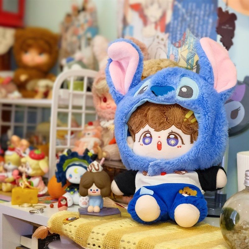 【现货】20厘米无属性棉花娃娃可爱毛绒绒帽子,模玩/动漫/周边/娃圈三坑/桌游,棉花娃娃/毛绒玩具娃衣,淘宝优惠券,粉丝福利购,淘宝优惠卷