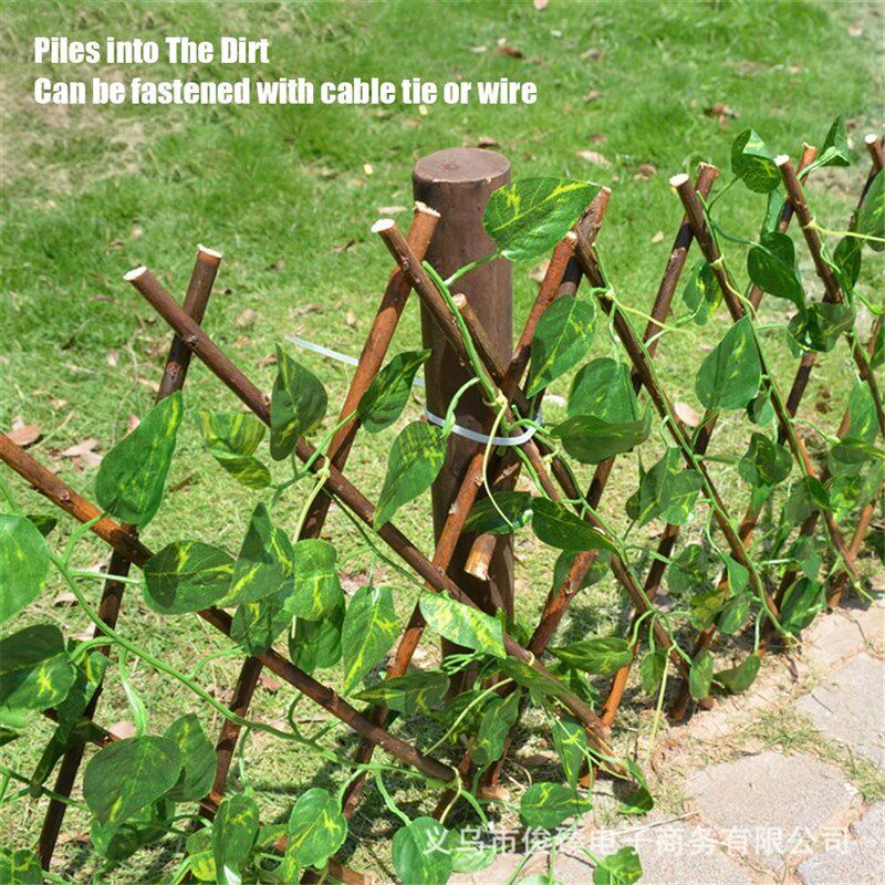 Artificial Courtyard Plant Fence V Protected Privacy Screen
