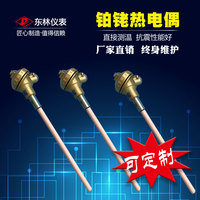 S型耐高溫熱電偶/鉑銠熱電偶/WRP-130型/0-1600度/剛玉鉑銠偶測溫