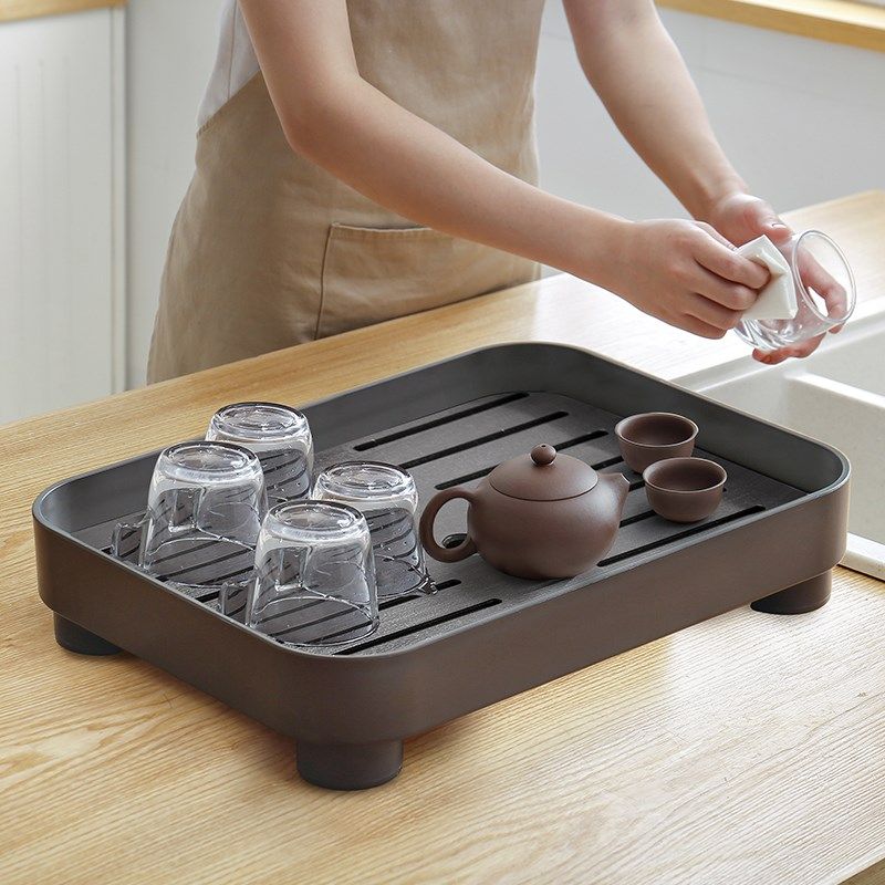茶盘托盘家用2024新款客厅家用小型茶台茶具功夫干泡沥水单独茶杯,餐饮具,茶盘,淘宝优惠券,粉丝福利购,淘宝优惠卷