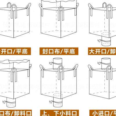 直销厂促吨包袋加厚耐磨吊s袋 固废兜包袋 立体布袋土方砂石集运