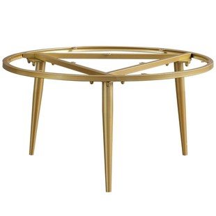 金属圆形茶几支架阳台茶桌腿简约沙发边几桌脚现代铁艺桌架支撑脚