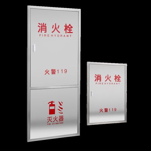 304不锈钢消防箱门消防栓箱门面板消防器材水带箱门消火栓箱门框