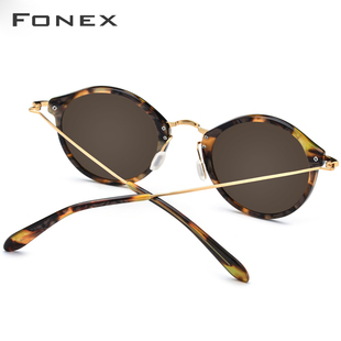 FONEX Sunglasses Titanium Polarized Women 新品 Bran Elastic