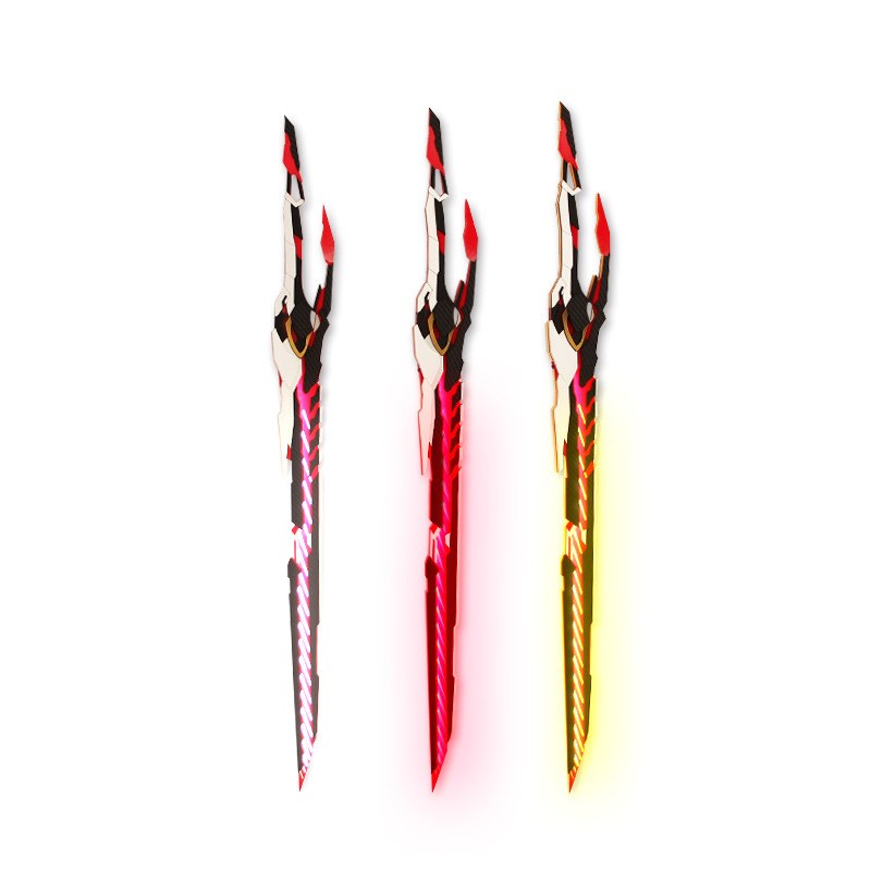 吞噬星空周边cos罗峰血影战刀模型漫展道具大r号充电发光玩具摆件