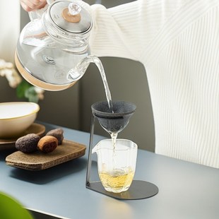 茶漏家用高端滤茶器茶水分离w泡茶高档无孔茶漏过滤器创意茶漏神