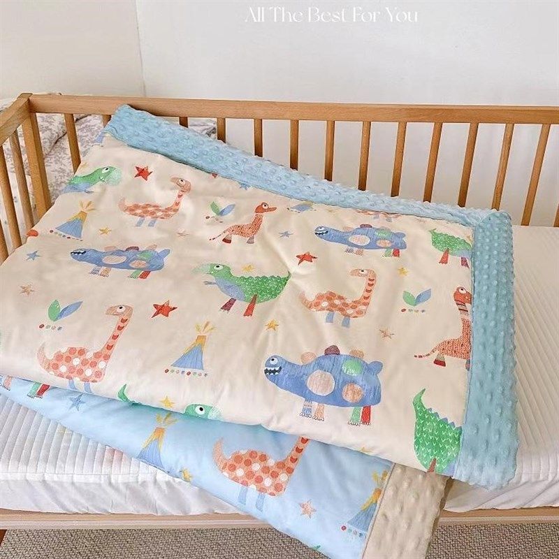 全棉豆豆被子婴儿春秋被宝宝加厚毛毯冬季幼儿园儿童空调被可机洗,婴童用品,被子/被芯,淘宝优惠券,粉丝福利购,淘宝优惠卷