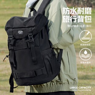 旅行背包男士大容量双肩包轻便旅游户外登山包结实耐用电脑书包女