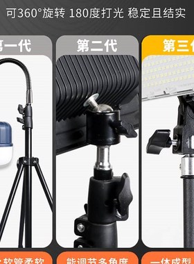 摆摊夜市灯充电iled灯地摊神器移动户外照明灯强光支架野外露营灯