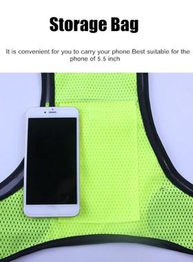 Breathable Adjustable Safety Security High Visibility Reflec