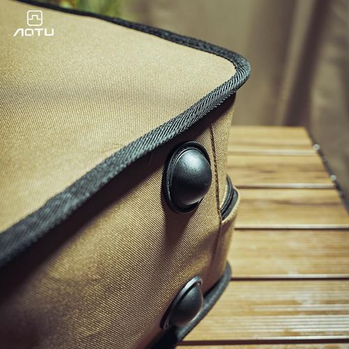 户外卡式炉收纳包 可放长气罐野餐烧烤锅具收纳箱 工具包  杂物袋