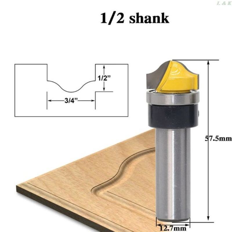 速发1/2 1/4 8mm Shank Faux Panel Ogee Woodworking Router Bit