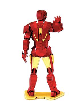 全金属DIYh拼装模型3D立体拼图  钢铁机甲侠手办公仔人偶