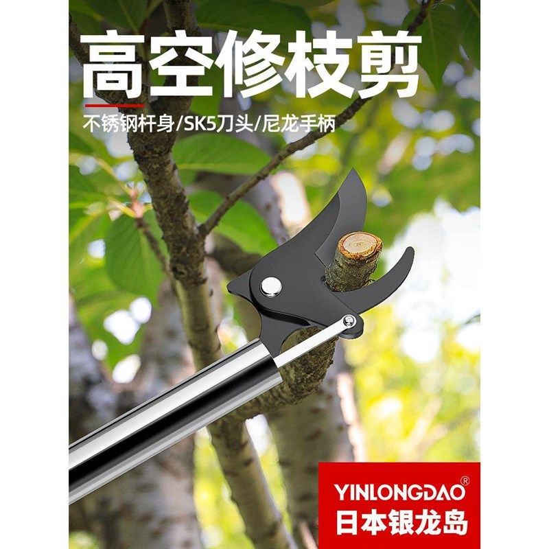 高枝剪修剪树枝专用剪刀伸缩加长杆园艺果树高空剪枝长柄摘果神器图片