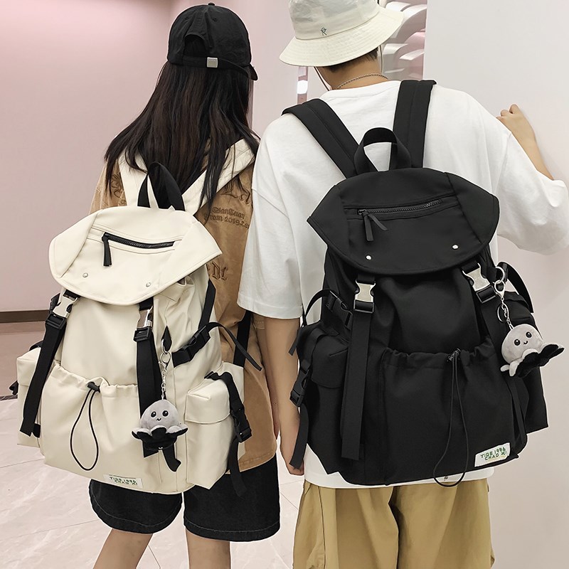 双肩包女韩版大容量潮酷书包男初高中学生背包休闲旅行包个性百搭