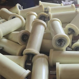 吉聚供应矿用尼龙地滚 可定制生产 阻燃聚氨酯地辊