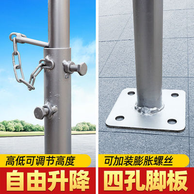 斜面雨棚户外帐篷门口车棚汽车车库雨棚四脚伞摆摊帐篷工地遮阳棚