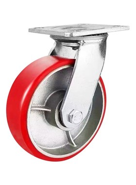 聚氨酯重载脚轮C-HLS/HLF/HLSBB/HLSB100/125/150-U万向带刹车轮